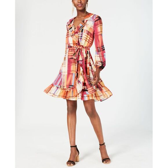 Flounce Hem A Line Dress - Picture 1 of 2